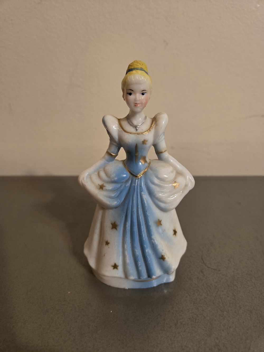 Vintage 1960s Walt Disney Productions Cinderella Figurine / Cake Topper